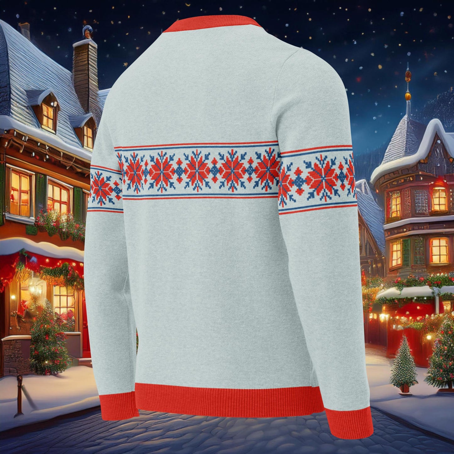Yuletide Ember Knitted crew neck sweater