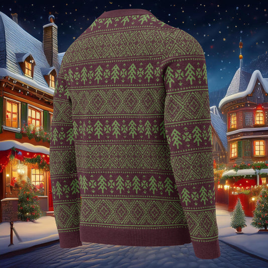 Fireside Pines Knitted crew neck sweater