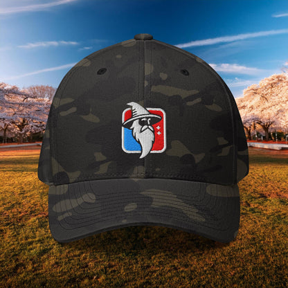 Wizard Basketball Logo Flexfit Cap