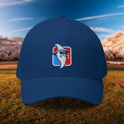 Wizard Basketball Logo Flexfit Cap