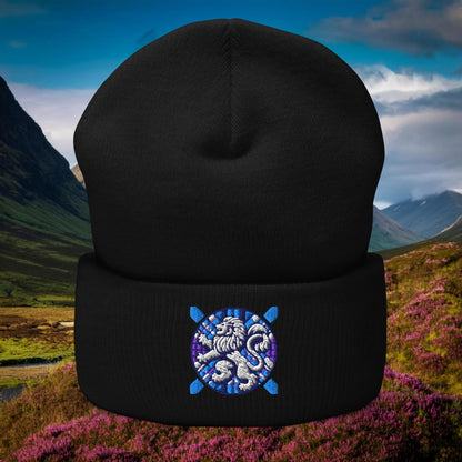 Rampant Lion Cuffed Beanie