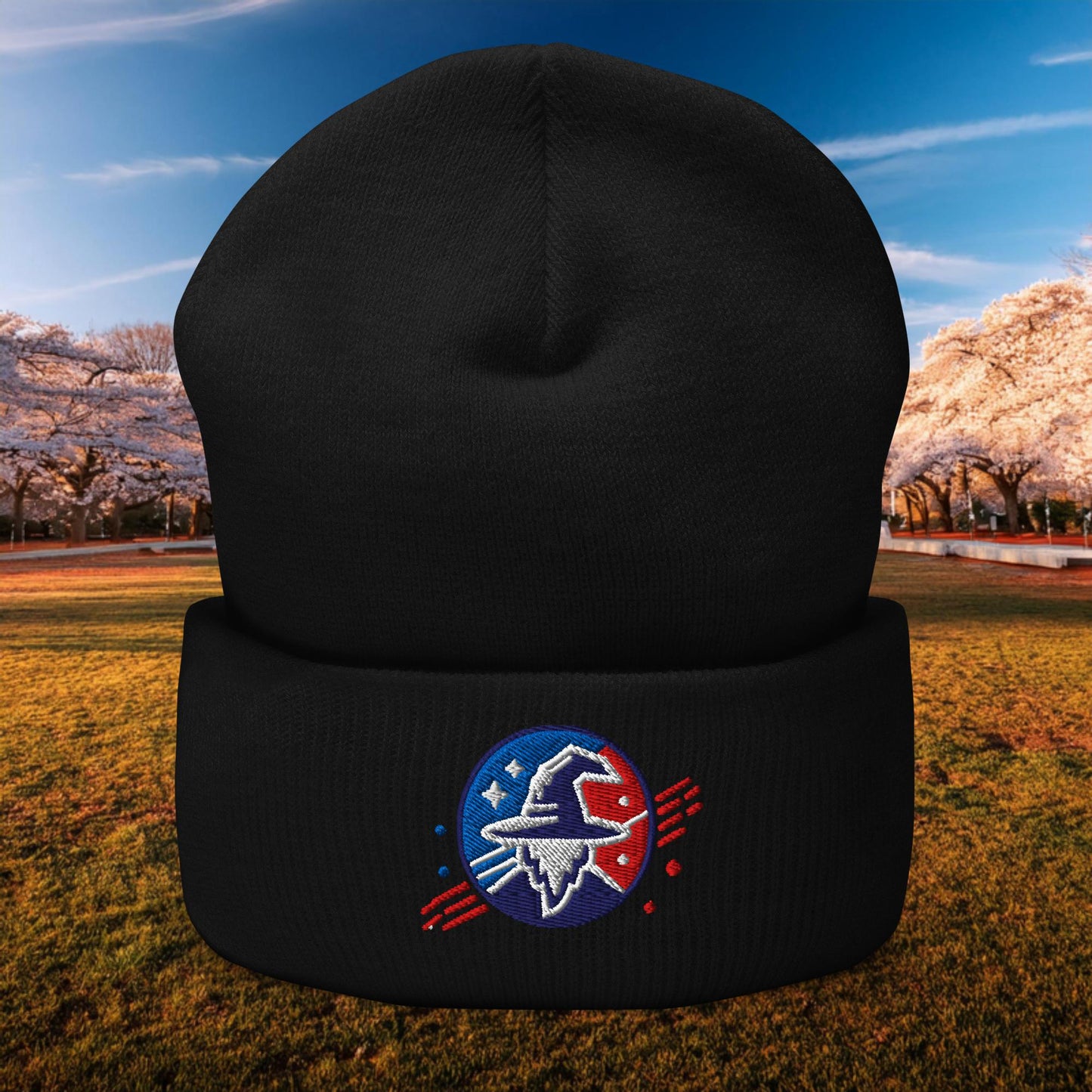 Wizard Logo Cuffed Beanie