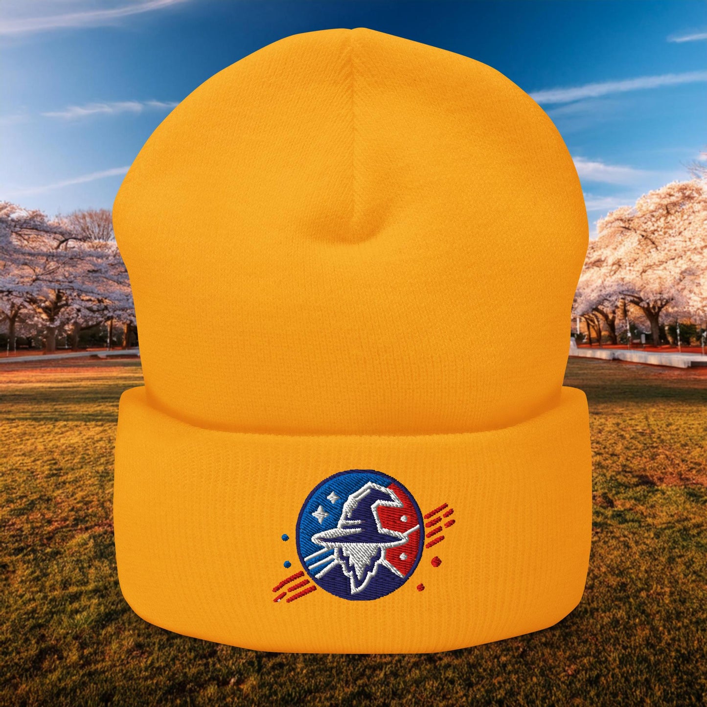 Wizard Logo Cuffed Beanie